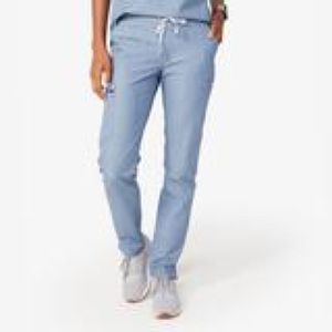 FIGS Medium tall YOLA skinny pants HEATHER INDIGO